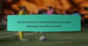 Zónová formace: Schémata běhu, Koncepty přihrávky, Koordinace hráčů